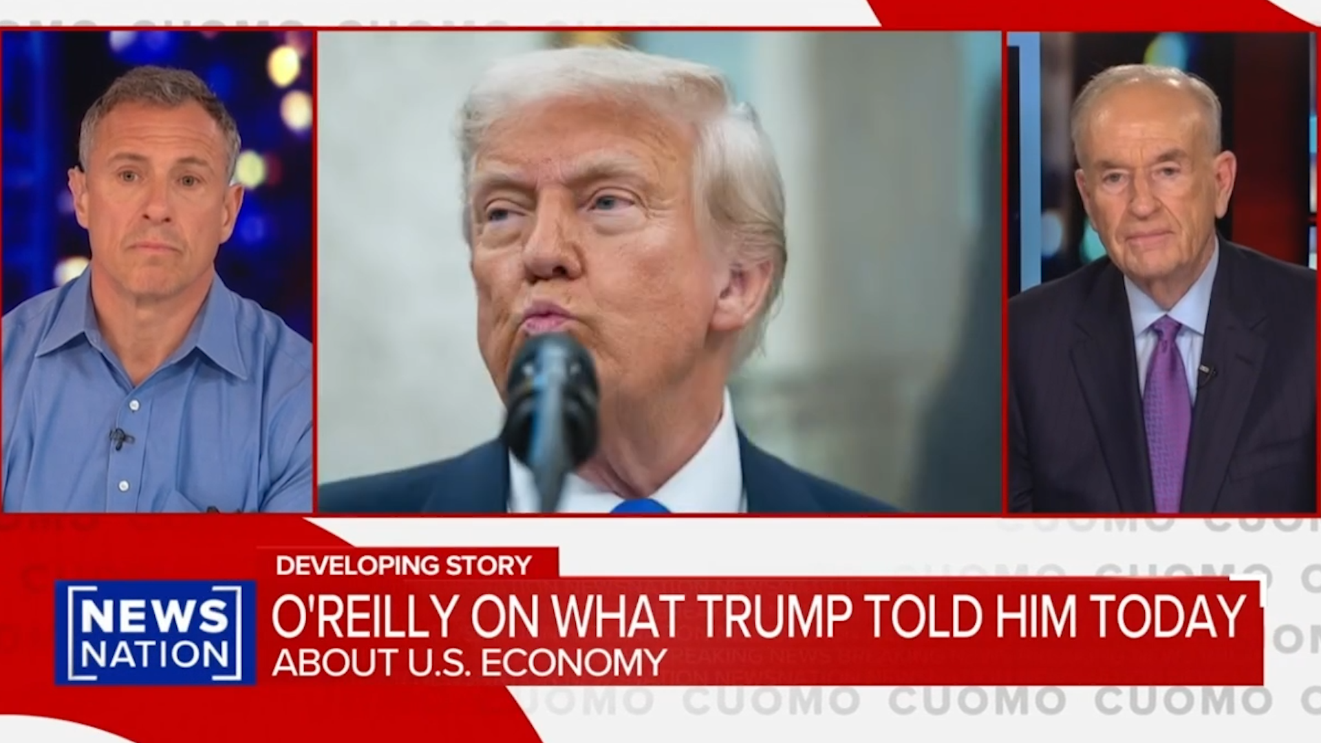 Bill O'Reilly and Cuomo Hash Out Trump's Tariffs